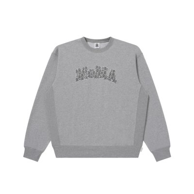 画像1: BLACK EYE PATCH (OG LABEL MUSEUM LOGO CREW SWEAT) H.GRAY