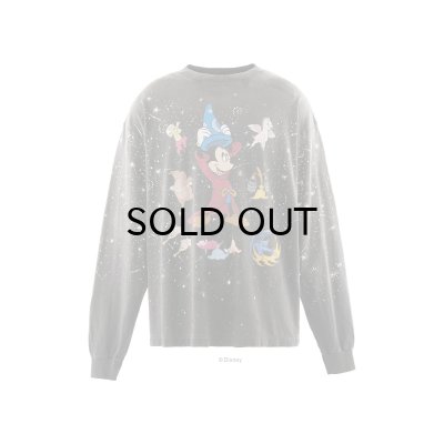 画像1: SAINT Mxxxxxx (DSNY_LS T-SHIRT_FANTASIA) BLACK