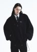 画像2: DAIRIKU ("BIG SLEEVE" ZIP UP FLEECE JACKET) BLACK (2)