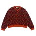 画像1: DAIRIKU ("ODD HOTEL'S CARPET" V-NECK PULLOVER KNIT) ORANGE (1)