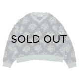 DAIRIKU ("ODD HOTEL'S CARPET" V-NECK PULLOVER KNIT) PURPLE