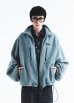 画像2: DAIRIKU ("BIG SLEEVE" ZIP UP FLEECE JACKET) MINT GREEN (2)