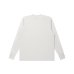 画像1: BLACK EYE PATCH (RIB EMBROIDERED THERMAL L/S TEE) OFF WHITE (1)