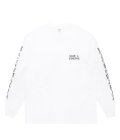 WACKO MARIA (WASHED HEAVY WEIGHT CREW NECK LONG SLEEVE T-SHIRT TYPE-3) WHITE