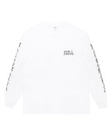 WACKO MARIA (WASHED HEAVY WEIGHT CREW NECK LONG SLEEVE T-SHIRT TYPE-3) WHITE