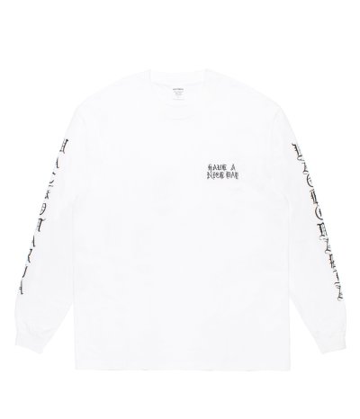 画像1: WACKO MARIA (WASHED HEAVY WEIGHT CREW NECK LONG SLEEVE T-SHIRT TYPE-3) WHITE