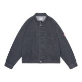 C.E (BLACK NEP DENIM TRUCKER JACKET) GREY