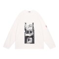 C.E (WASHED AS hydroDW LONG SLEEVE) WHITE