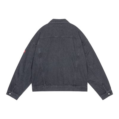 画像2: C.E (BLACK NEP DENIM TRUCKER JACKET) GREY