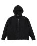画像1: PHINGERIN (CORDY KNIT ZIP HOODIE) BLACK (1)