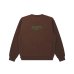 画像2: BLACK EYE PATCH (HWC LABEL CREW SWEAT) BROWN (2)