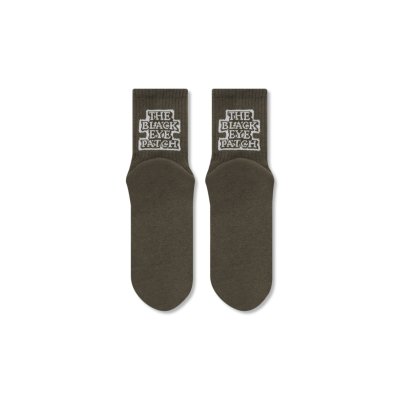 画像2: BLACK EYE PATCH (OG LABEL SHORT SOCKS) OLIVE