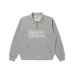 画像1: BLACK EYE PATCH (BARBED WIRE LOGO KOBE TERRY HALF ZIP SWEAT) H.GRAY (1)