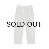 BLACK EYE PATCH (BARBED WIRE LOGO KOBE TERRY SWEAT PANTS) H.GRAY