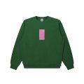 BLACK EYE PATCH (HWC LABEL CREW SWEAT) GREEN