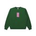 画像1: BLACK EYE PATCH (HWC LABEL CREW SWEAT) GREEN (1)
