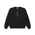 BLACK EYE PATCH (HWC LABEL CREW SWEAT) BLACK