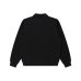 画像2: BLACK EYE PATCH (BARBED WIRE LOGO KOBE TERRY HALF ZIP SWEAT) BLACK (2)