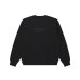 画像2: BLACK EYE PATCH (HWC LABEL CREW SWEAT) BLACK (2)