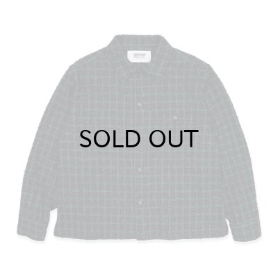 画像1: HOMBRE NINO (NEEDLE PUNCH SHIRT) NAVY
