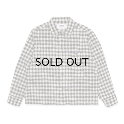 画像1: HOMBRE NINO (NEEDLE PUNCH SHIRT) WHITE