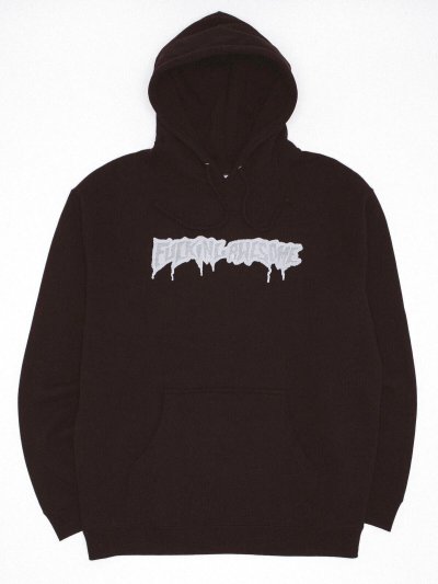 画像1: FUCKING AWESOME (REFLECTIVE DRIP LOGO HOODIE) BLACK