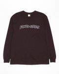 FUCKING AWESOME (FINELINE GLOW IN THE DARK STAMP LOGO LONGSLEEVE) BLACK