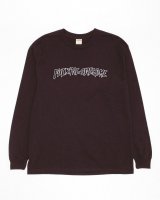 FUCKING AWESOME (FINELINE GLOW IN THE DARK STAMP LOGO LONGSLEEVE) BLACK