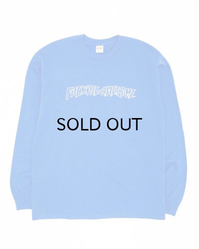 画像1: FUCKING AWESOME (FINELINE GLOW IN THE DARK STAMP LOGO LONGSLEEVE) ROYAL