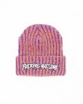 FUCKING AWESOME (REFLECTIVE STRIPE BEANIE) ORANGE