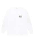 WACKO MARIA (WASHED HEAVY WEIGHT CREW NECK LONG SLEEVE T-SHIRT TYPE-2) WHITE
