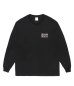 画像1: WACKO MARIA (WASHED HEAVY WEIGHT CREW NECK LONG SLEEVE T-SHIRT TYPE-2) BLACK (1)