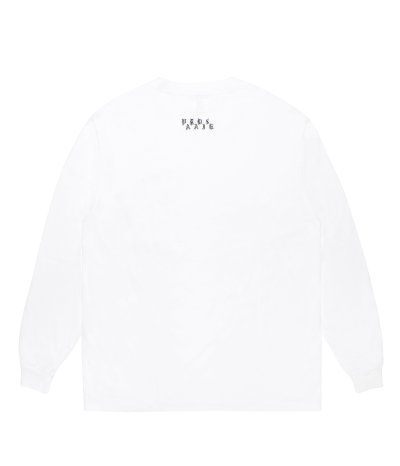 画像2: WACKO MARIA (WASHED HEAVY WEIGHT CREW NECK LONG SLEEVE T-SHIRT TYPE-2) WHITE