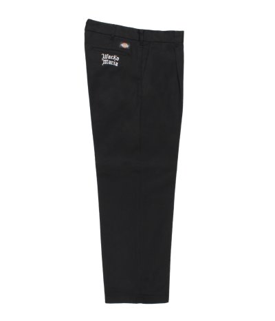 画像1: WACKO MARIA (DICKIES PLEATED TROUSERS) BLACK