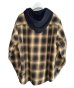 画像2: KAMIYA (OG Check Sun-Faded Hooded Shirt) YELLOW (2)