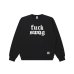画像1: BLACK EYE PATCH (FUCK SWAG CREW SWEAT) BLACK (1)