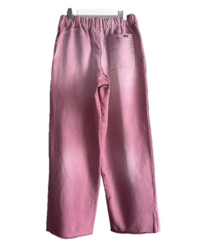 画像2: KAMIYA (Embroidered Wide Sweat Pants) WINE