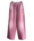 KAMIYA (Embroidered Wide Sweat Pants) WINE