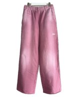 KAMIYA (Embroidered Wide Sweat Pants) WINE