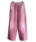 画像1: KAMIYA (Embroidered Wide Sweat Pants) WINE (1)