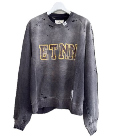 画像1: Maison MIHARA YASUHIRO (Sun Faded Like Sweatshirt) BLACK