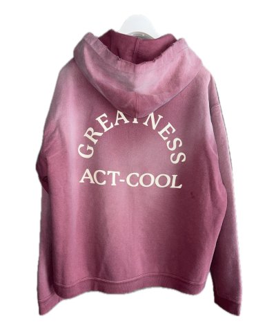 画像2: KAMIYA ("GREATNESS ACT-COOL" Embroidered Zip-up Hoodie) WINE