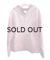 KAMIYA ("GREATNESS ACT-COOL" Embroidered Zip-up Hoodie) WINE