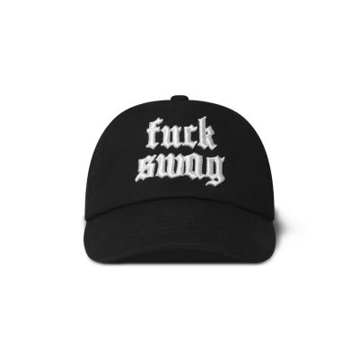 画像1: BLACK EYE PATCH (FUCK SWAG 5 PANEL CAP) BLACK