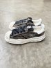 画像2: Maison MIHARA YASUHIRO ("BLAKEY" BLEACHED CANVAS LOW-TOP SNEAKER) BLACK (2)