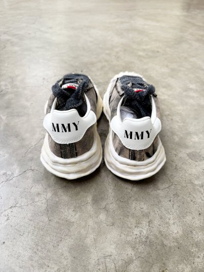 画像3: Maison MIHARA YASUHIRO ("BLAKEY" BLEACHED CANVAS LOW-TOP SNEAKER) BLACK