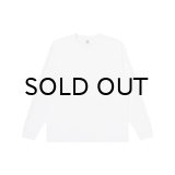 BLACK EYE PATCH (KANJI TAPED HEAVYWEIGHT L/S TEE) WHITE