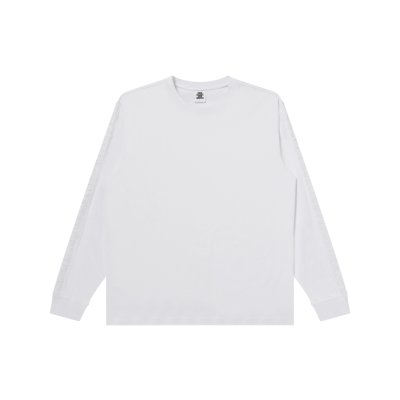 画像1: BLACK EYE PATCH (KANJI TAPED HEAVYWEIGHT L/S TEE) WHITE