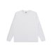 画像1: BLACK EYE PATCH (KANJI TAPED HEAVYWEIGHT L/S TEE) WHITE (1)