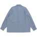 画像2: LQQK STUDIO (SOFT TYPEWRITER SNAP BUTTON SHIRT) BLUE (2)